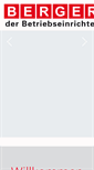 Mobile Screenshot of berger-betriebseinrichtungen.de